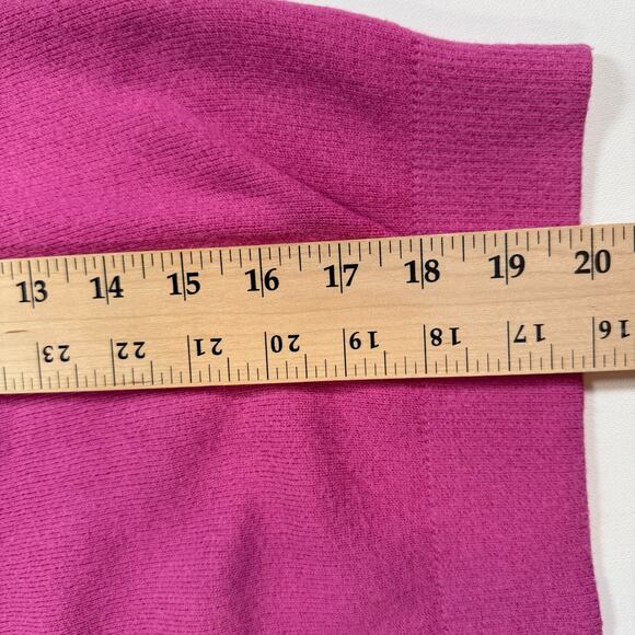 Ann Taylor Women’s Small Pink Lightweight Knit Sweater Nylon Cotton Rayon Blend - Picture 7 of 8